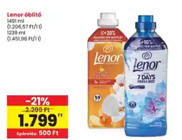 Spar Lenor öblítő ajánlat