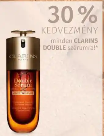 Clarins double szérum
