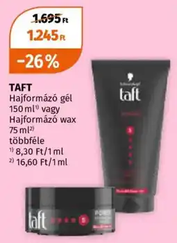 Müller Taft hajformázó gél vagy hajformázó wax ajánlat