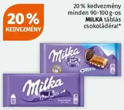 Müller Milka csokoládéra ajánlat