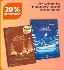 Müller Lindt adventi kalendárium ajánlat