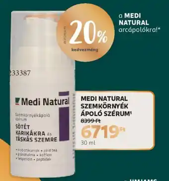Medi Natural szemkörnyék ápoló szérum