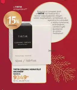 Rossmann Tirtir ceramic hidratáló arckrém ajánlat