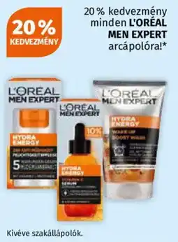 Müller L'oreal Men expert arcápoló ajánlat