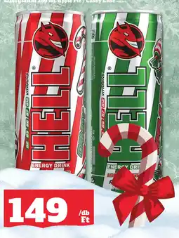 Family Diszkont Hell energy drink ajánlat