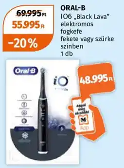 Müller oral-b io6 black lava elektromos fogkefe ajánlat