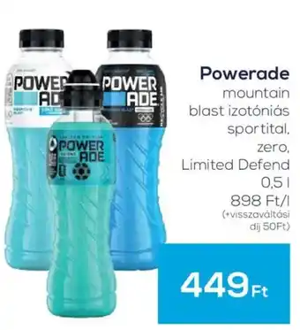Powerade mountain blast izotónias sportital