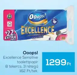 GRoby Ooops! excellence sensitive toalettpapír ajánlat