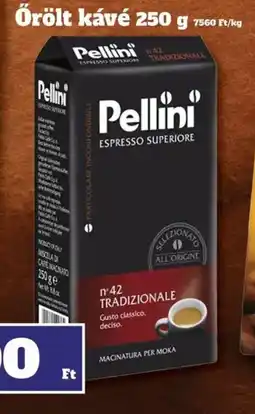 Family Diszkont Pellini Őrölt kávé ajánlat