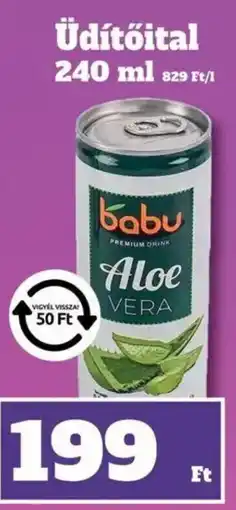 Family Diszkont Babu Aloe Vera Üdítőital ajánlat