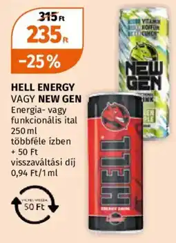 Müller Hell energy ajánlat