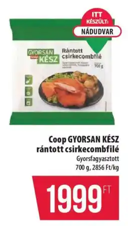Coop Coop rántott csirkecombfilé ajánlat
