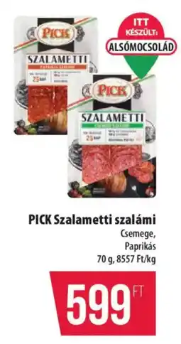 Coop Pick Szalametti szalámi ajánlat