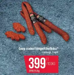 Coop Coop csabai lángolt kolbász ajánlat