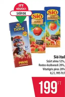 Coop Sió ital ajánlat