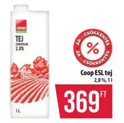 Coop Coop esl tej ajánlat