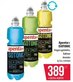 Coop apenta+ isotonic ajánlat