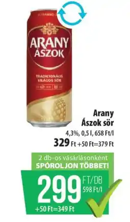 Coop Arany ászok sör ajánlat