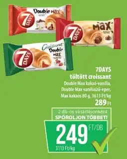 Coop 7days töltött croissant ajánlat