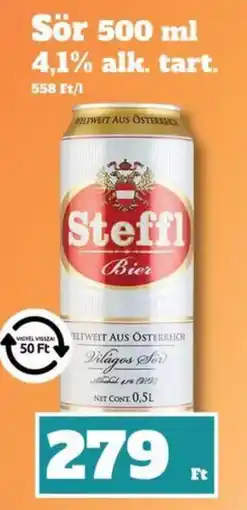 Family Diszkont Steffl Bier ajánlat