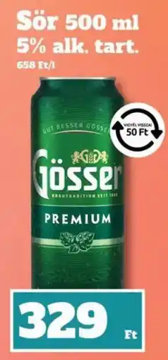 Family Diszkont Gösser premium ajánlat
