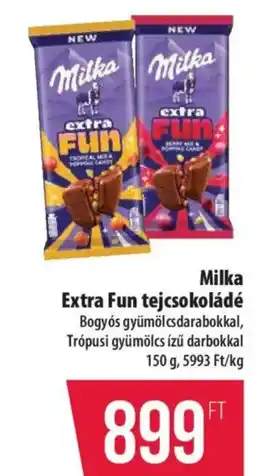 Coop Milka extra fun tejcsokoládé ajánlat