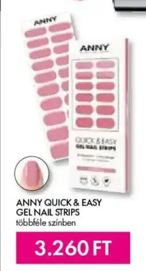 Anny quick & easy gel nail strips