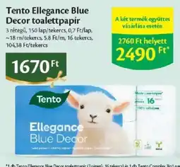 EcoFamily Tento Ellegance Blue Decor toalettpapír ajánlat