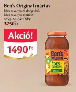 EcoFamily Ben's Original mártás ajánlat