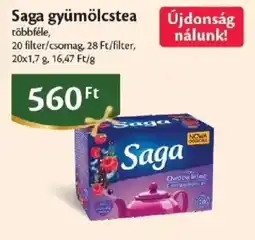 EcoFamily Saga gyümölcs tea ajánlat