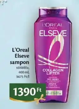 EcoFamily L'oreal elseve sampon ajánlat