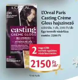 EcoFamily L'oreal paris casting crème gloss ajánlat
