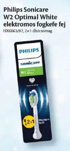 EcoFamily Philips sonicare w2 optimal white elektromos fogkefe fej ajánlat