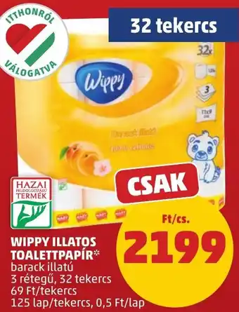 Wippy illatos toalettpapír