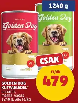 PENNY Golden Dog kutyaeledel ajánlat