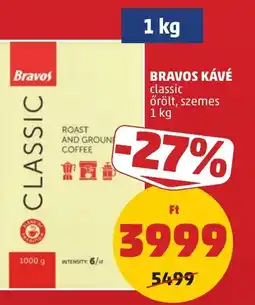 PENNY Bravos kávé classic ajánlat