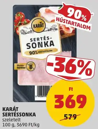 Karát sertéssonka