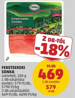 PENNY Feketeerdei sonka ajánlat
