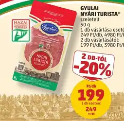 PENNY Gyulai nyári turista ajánlat