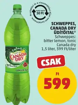 PENNY Schweppes canada dry üdítőital ajánlat