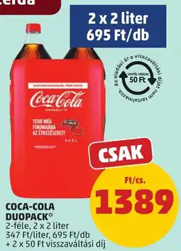 PENNY Coca-Cola Duopack ajánlat