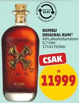 PENNY Bumbu original rum ajánlat