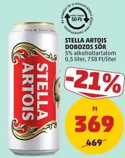 PENNY Stella Artois dobozos sör ajánlat