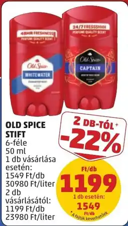 PENNY Old Spice stift ajánlat