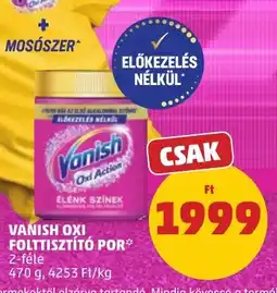 PENNY Vanish Oxi folttisztító por ajánlat