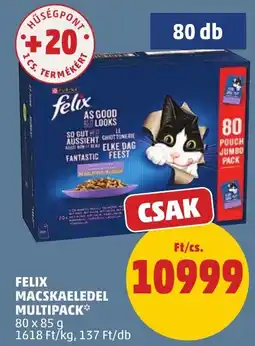 PENNY Felix macskaeledel multipack* ajánlat