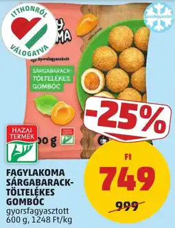 PENNY Fagylakoma sárgabarack-töltelékes gombóc ajánlat