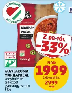PENNY Fagylakoma marhapacal ajánlat