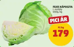 PENNY Fejes káposzta ajánlat