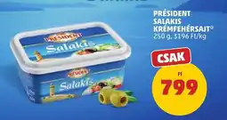 PENNY President salakis krémfehér sajt ajánlat